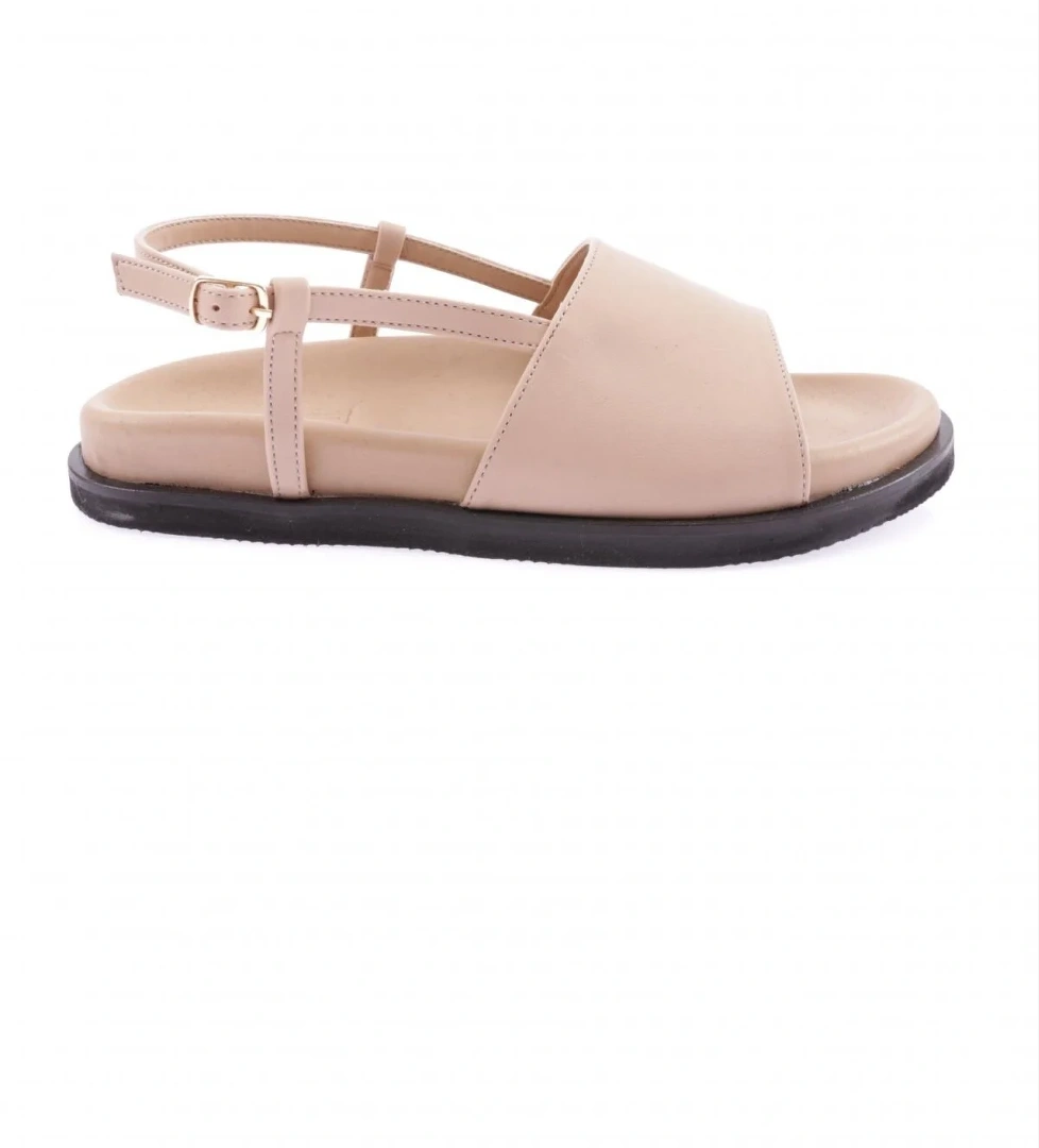 3015-23Y Kadin Kalin Bantli Sandalet