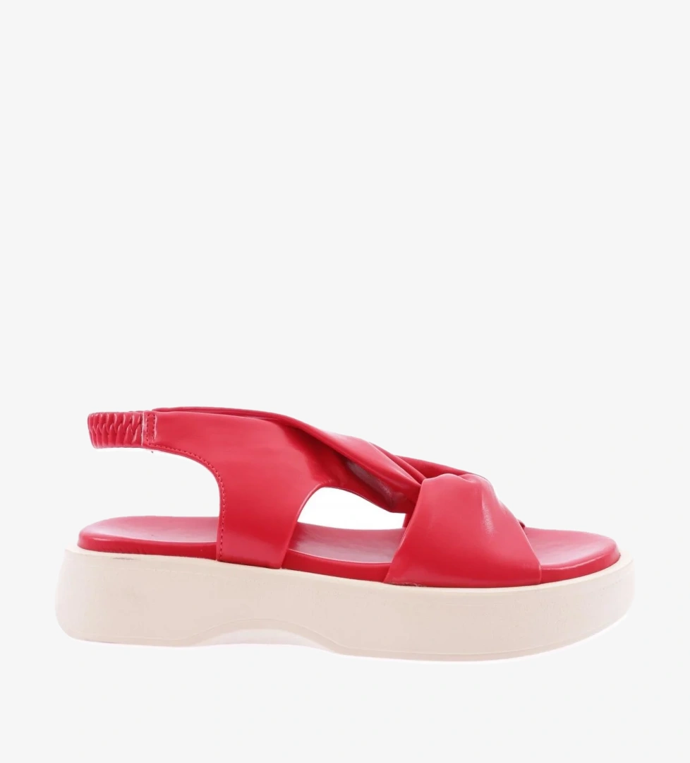 4848-22Y Kadin Kalin Bantli Sandalet - Görsel 1