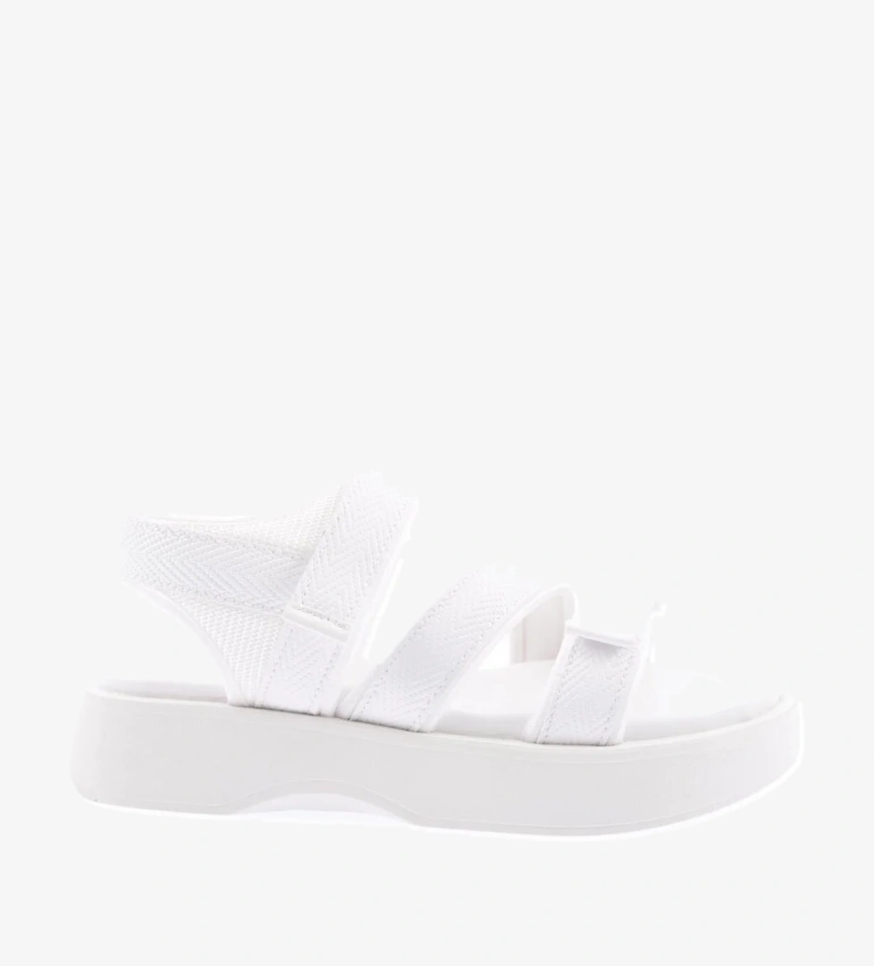 4830-22Y Kadin Cirt Bantli Kalin Taban Sandalet - Görsel 1