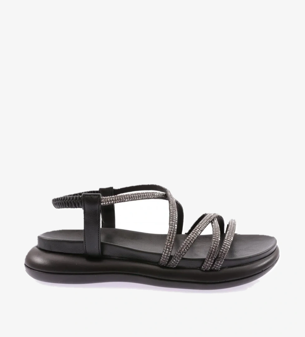 5046-22Y Kadin Çapraz İp Bantli Sandalet