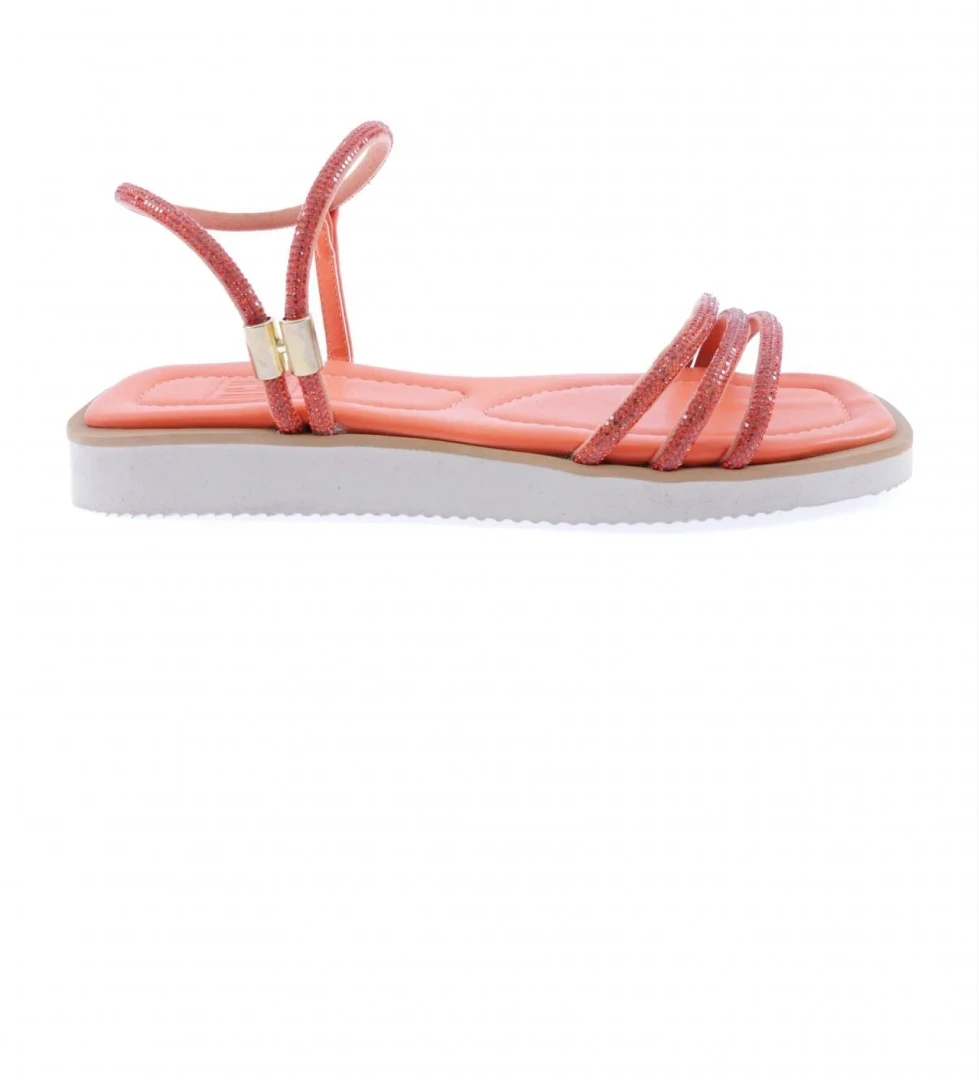 Dgn 536-23y Kadin Sirali Silver Taşli Sandalet model görseli