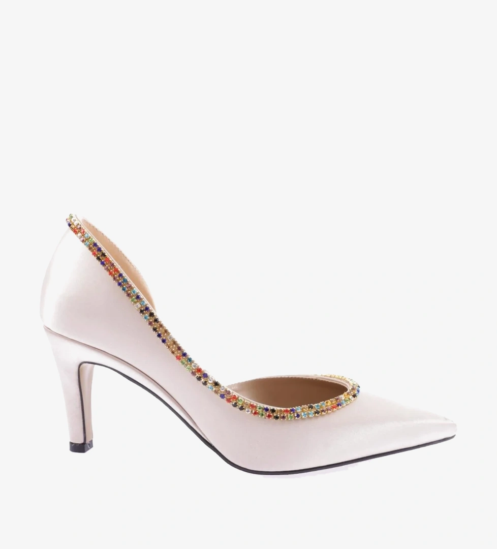 DGN 1328 Kadin Transparan Detayli Stiletto