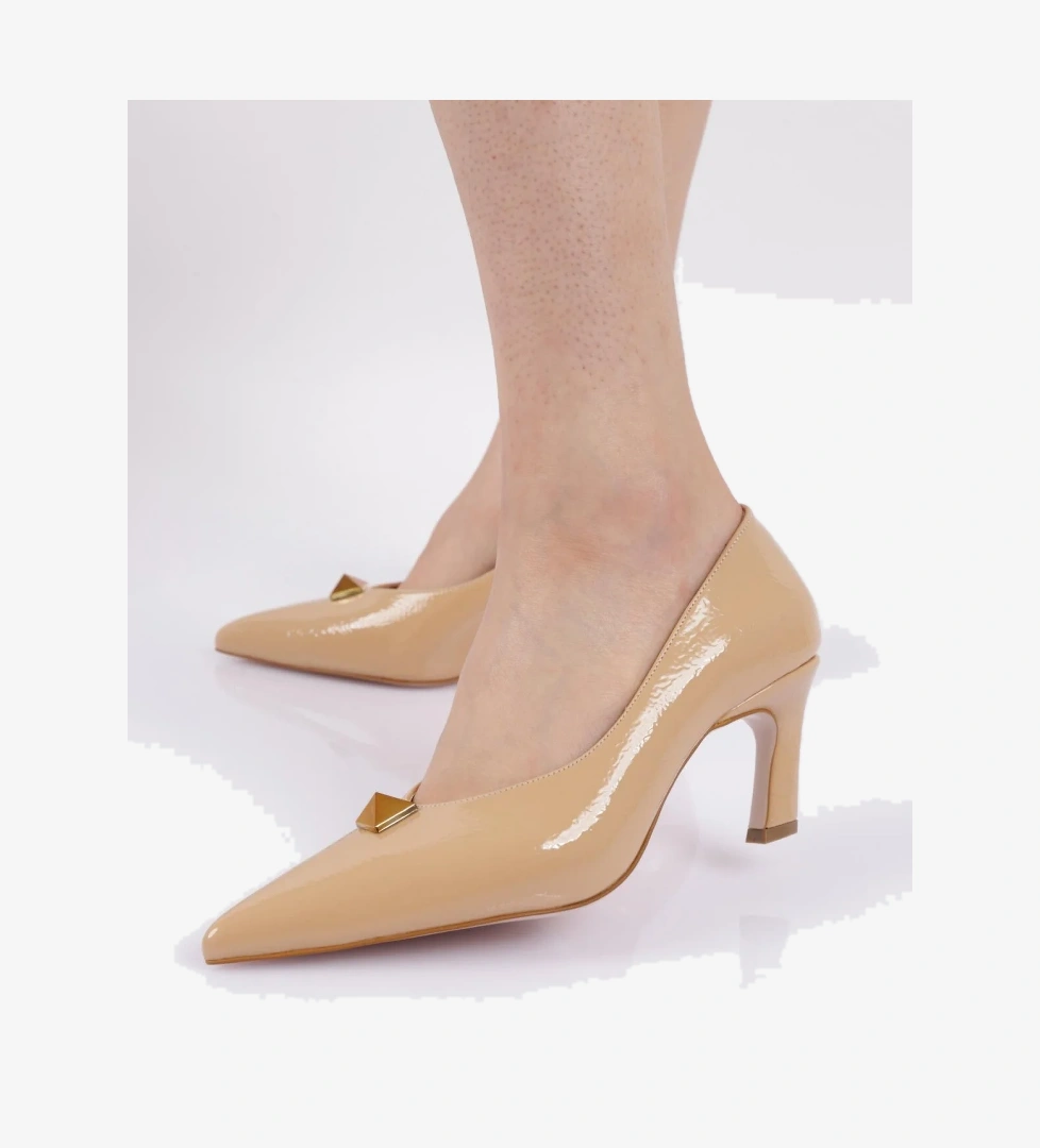 Dgn 1702-22Y KADIN SİVRİ BURUN STİLETTO AYAKKABI model görseli