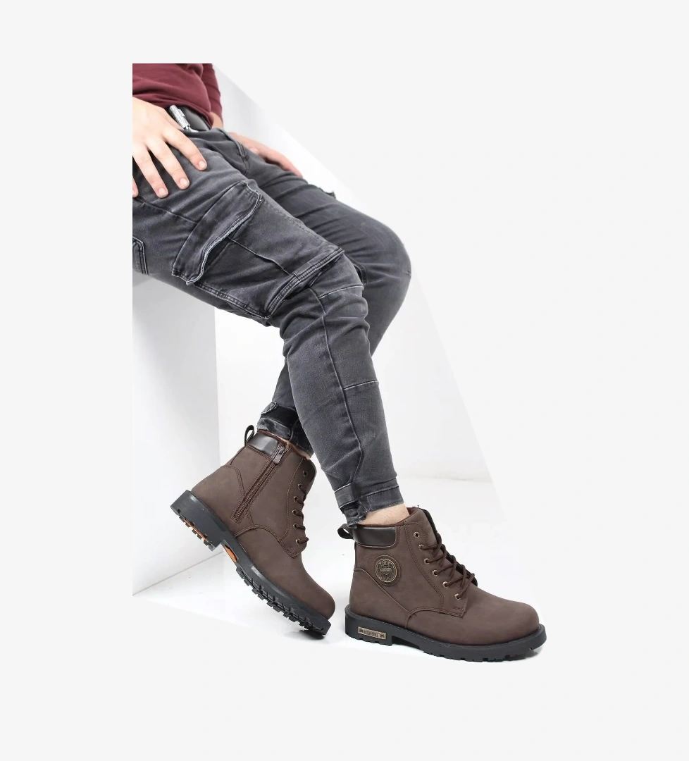Erkek Rahat Kışlık Kaymaz Taban Armalı Bot -528 - Görsel 1