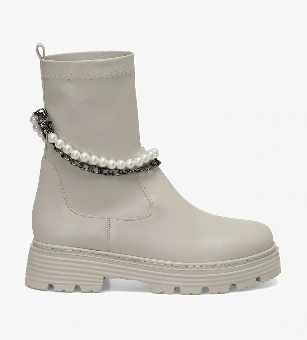 BRIYA 3PR Bej Kadın Bot - Görsel 1