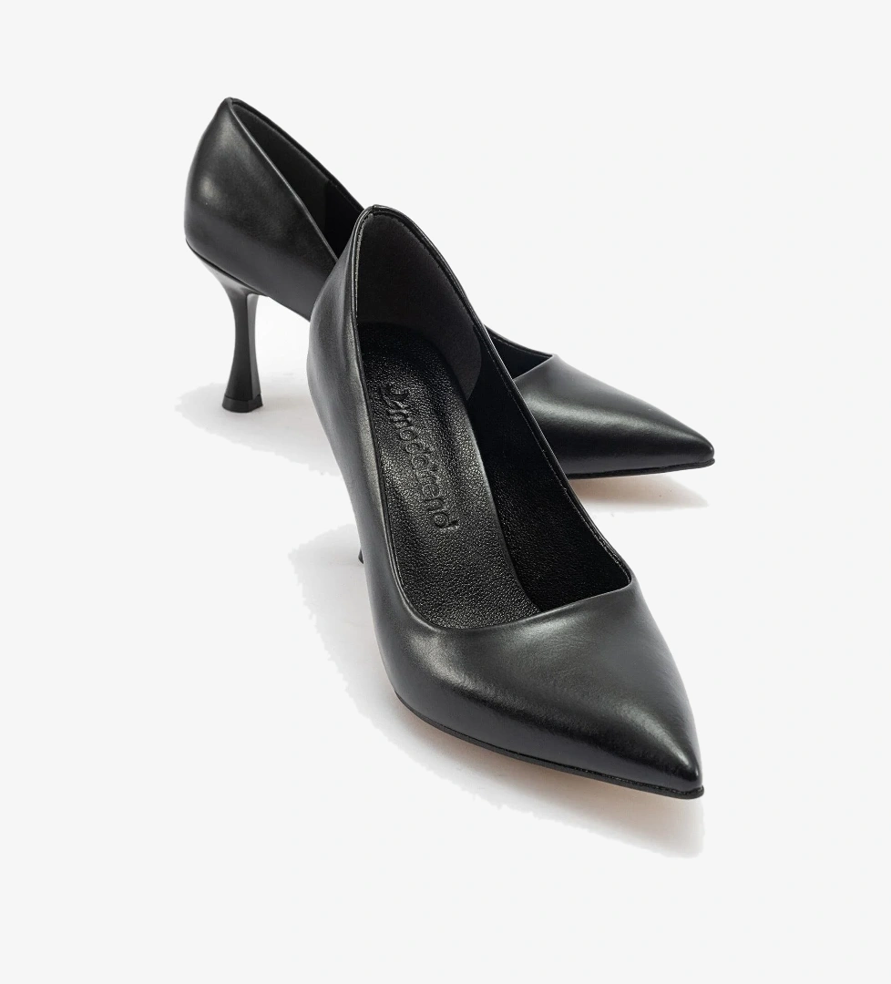 Kadın Stiletto Ayakkabı SİYAH CİLT
