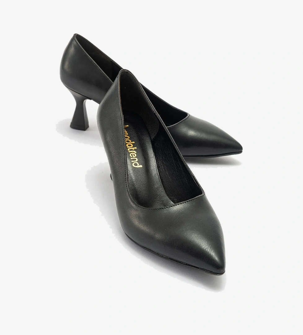 Kadın Stiletto Ayakkabı SİYAH CİLT
