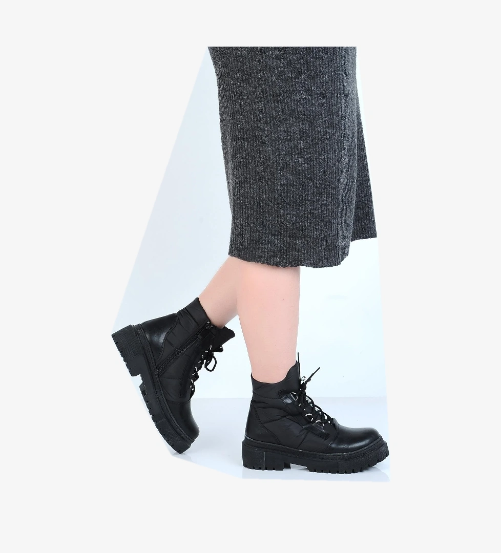 23-Pstl Ayışığı Kadın Postal Düz Bot - Görsel 1