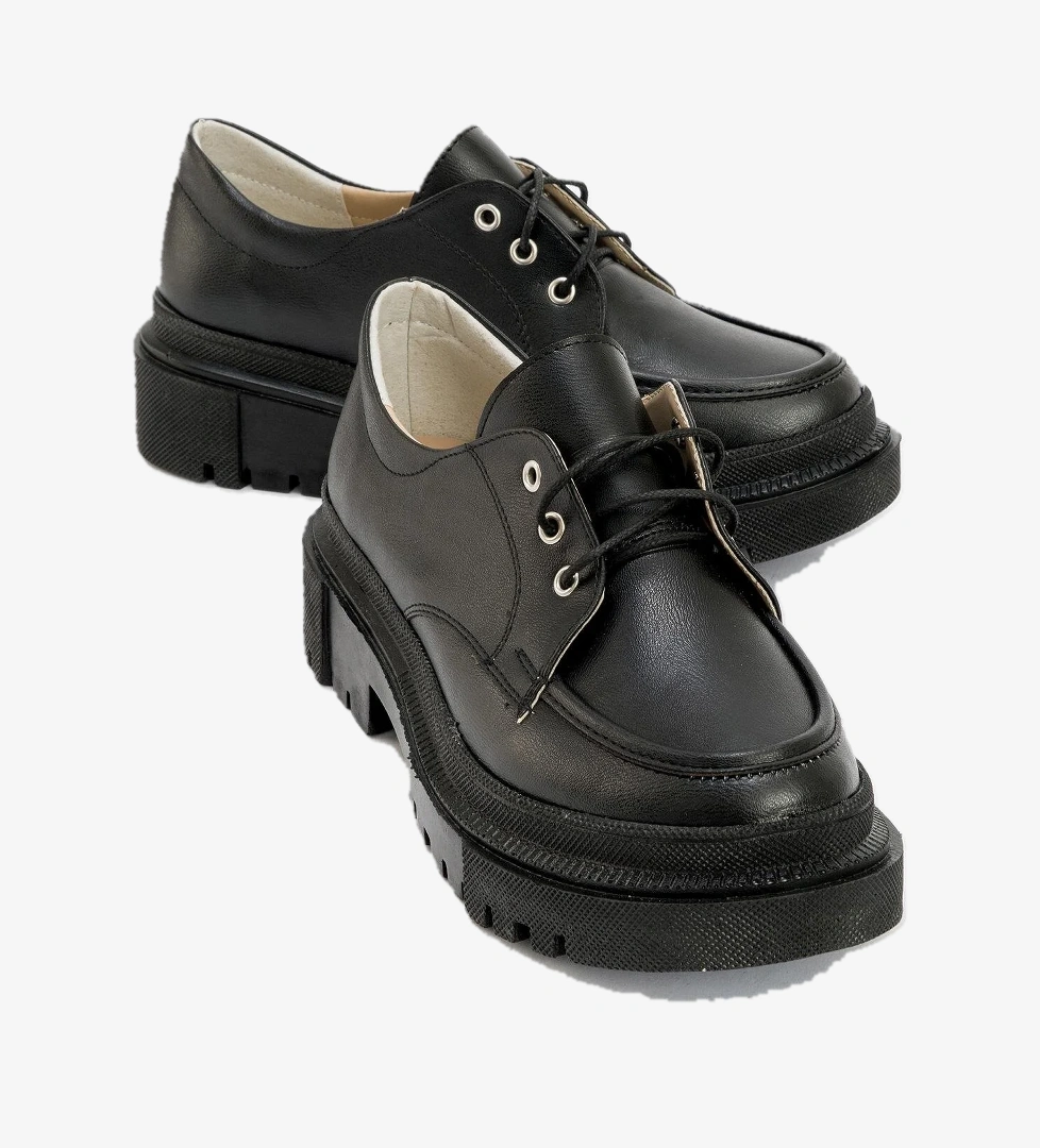 Kadın Günlük Ayakkabı SİYAH CİLT