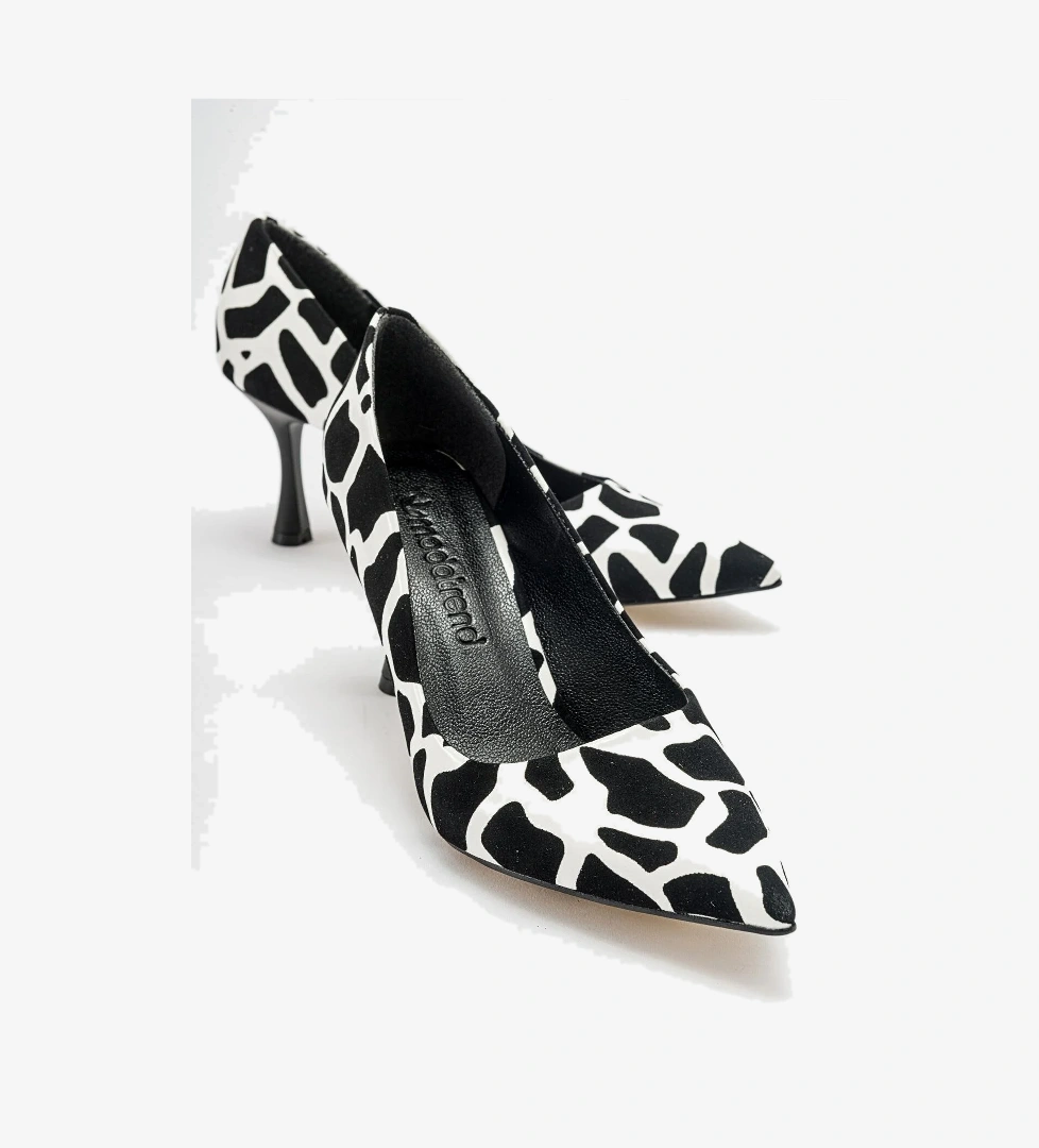 Kadın Stiletto Ayakkabı ZEBRA