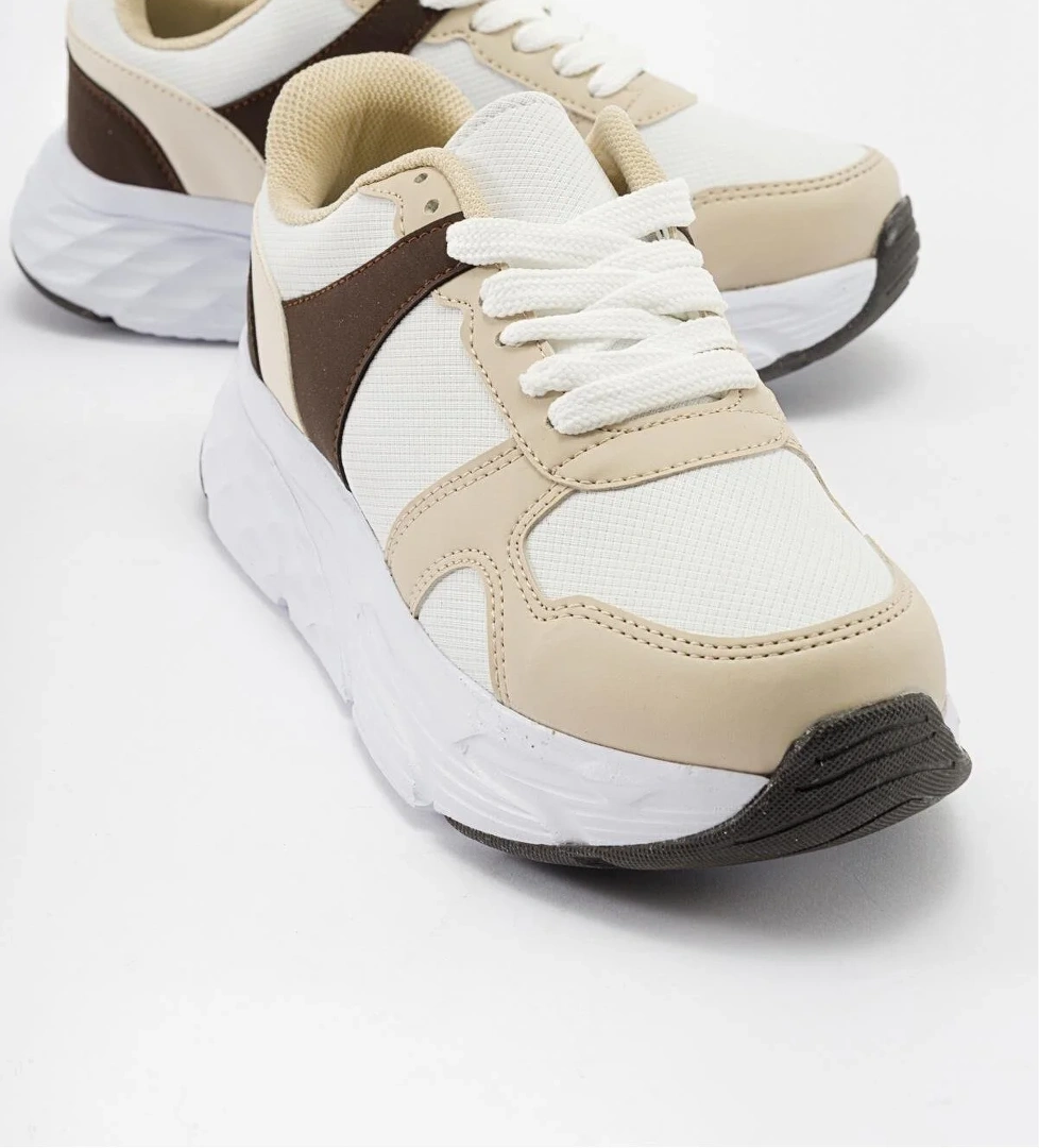 Kadın Spor Ayakkabı BEJ KAHVE - Görsel 1