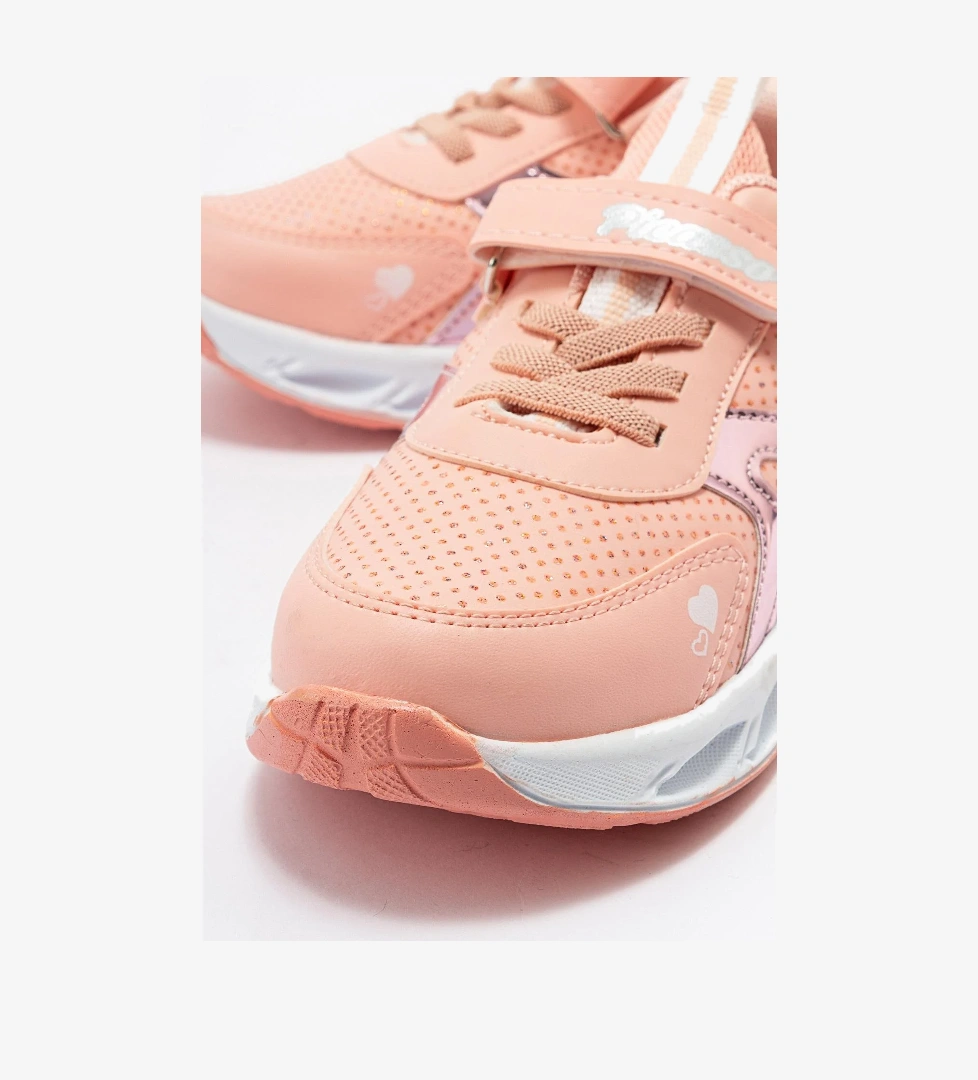 Kalpli Çocuk Spor Ayakkabı PUDRA - Görsel 1