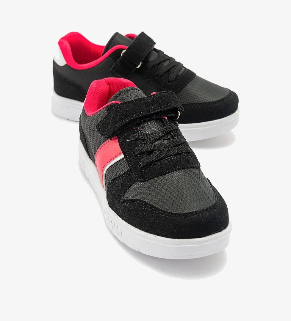 Çocuk Cırtlı Spor Ayakkabı SİYAH FUJE