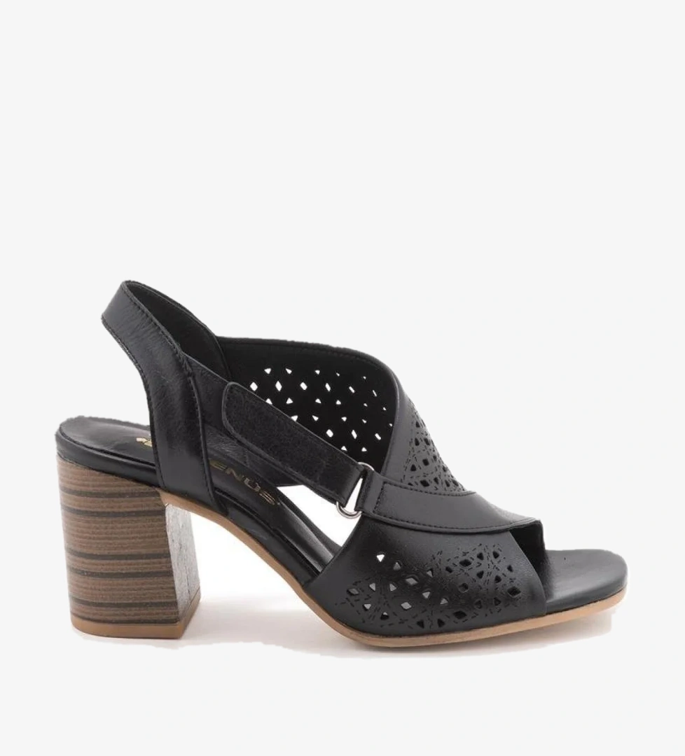 2108512Y Kadın Deri Sandalet - Görsel 1