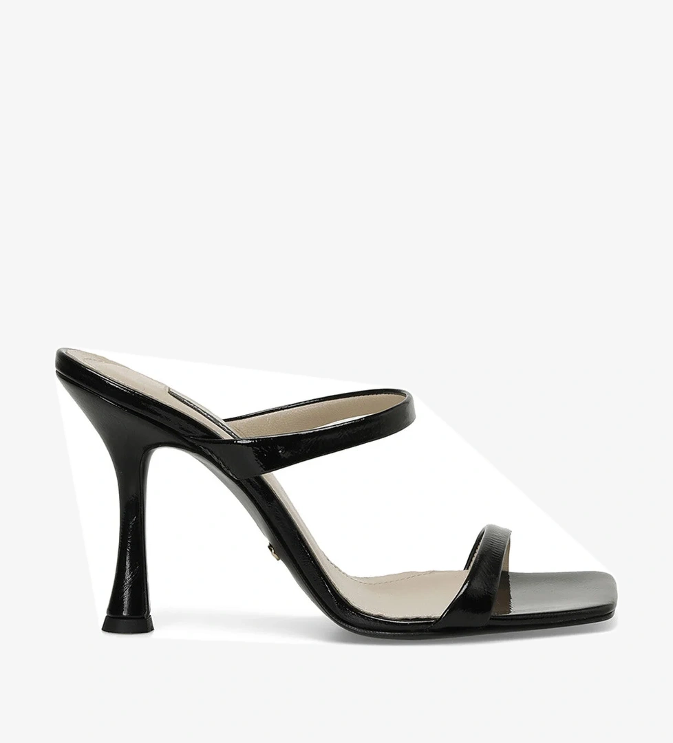 FALEN 4FX Siyah Kadın Topuklu Terlik - Görsel 1