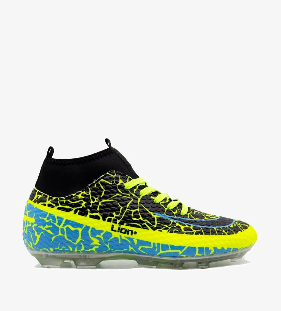 Super Mercury Bilekli Çoraplı Krampon Futbol Ayakkabısı LİON-1071-KR