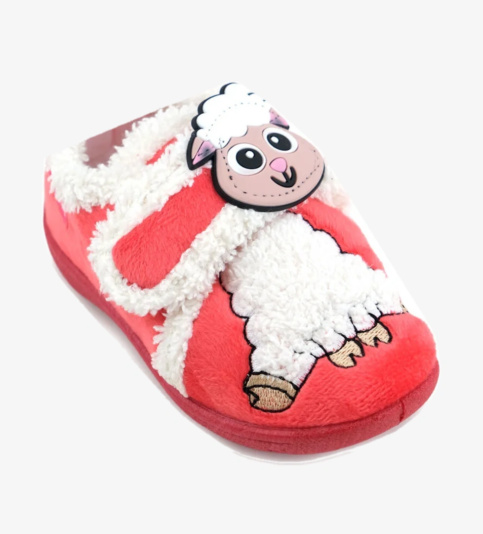 Bebe Kız Çocuk Kışlık Cırtlı Ayarlanabilir Günlük Okul Kreş Panduf Ayakkabı - Görsel 1