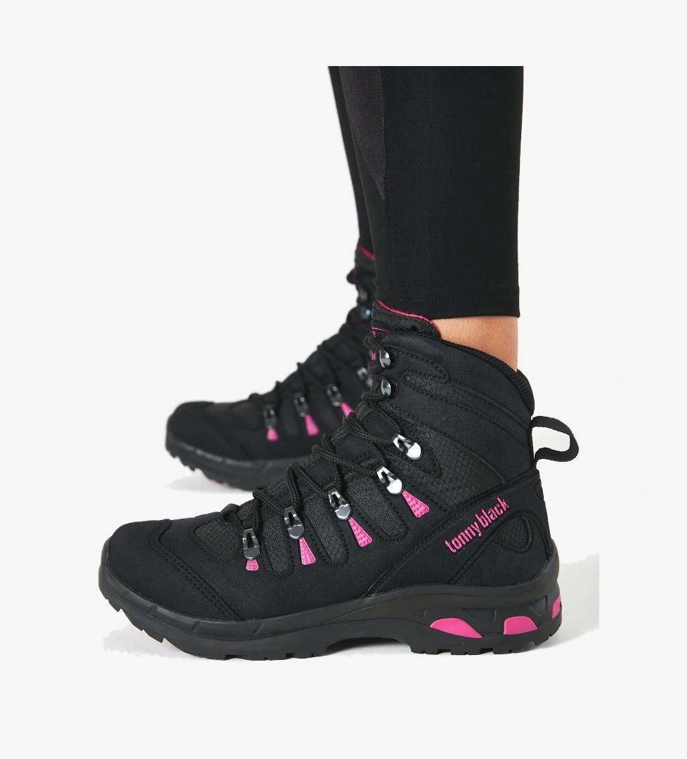 Unisex Siyah Fuşya Trekkıng Bot Tb030 - Görsel 1