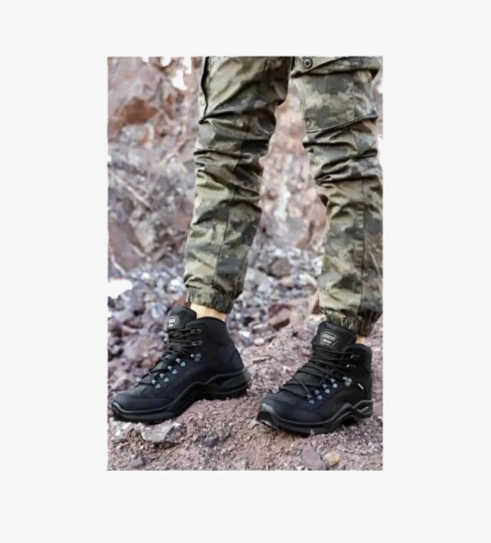 Scooter M1219 Siyah Anatomik Orijinal Ürün Hakiki Deri Su Geçirmez Erkek Bot model görseli