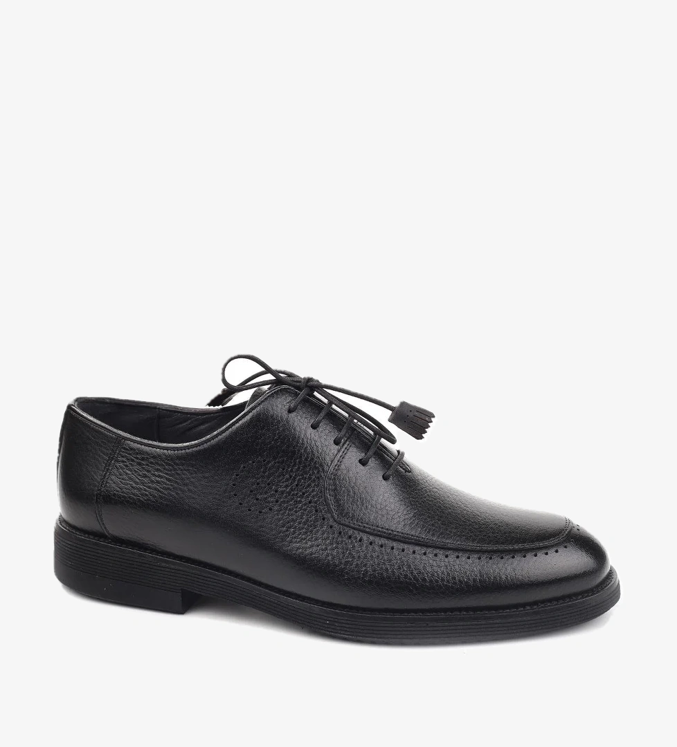 0605 Hakiki Deri Bağcıklı Günlük Erkek Ayakkabı