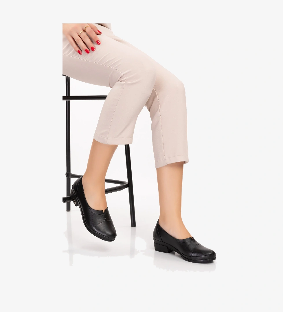 Gondol Kadın Hakiki Deri Topuklu Ayakkabı msa.67