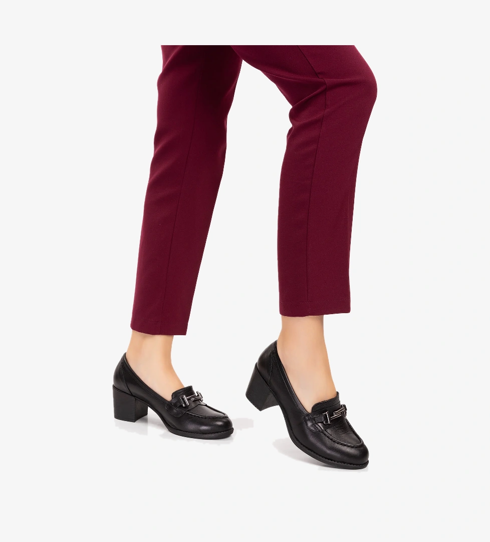 Gondol Kadın Hakiki Deri Rahat Topuklu Ayakkabı anl.7082 - Görsel 1