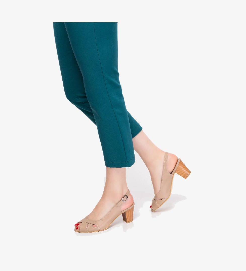 Gondol Kadın Hakiki Deri Klasik Topuklu Ayakkabı şhn.0027