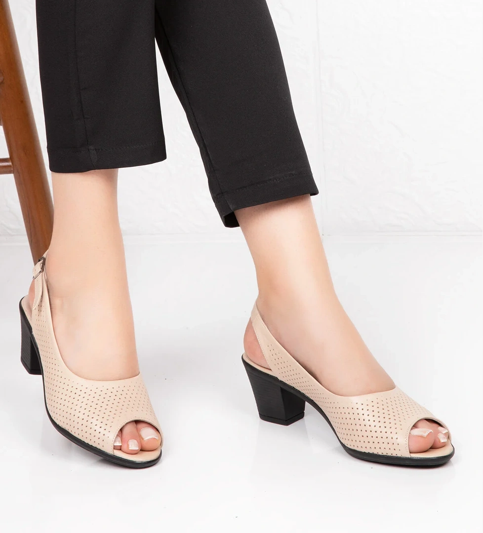 Gondol Hakiki Deri Topuklu Ayakkabı vdt.211