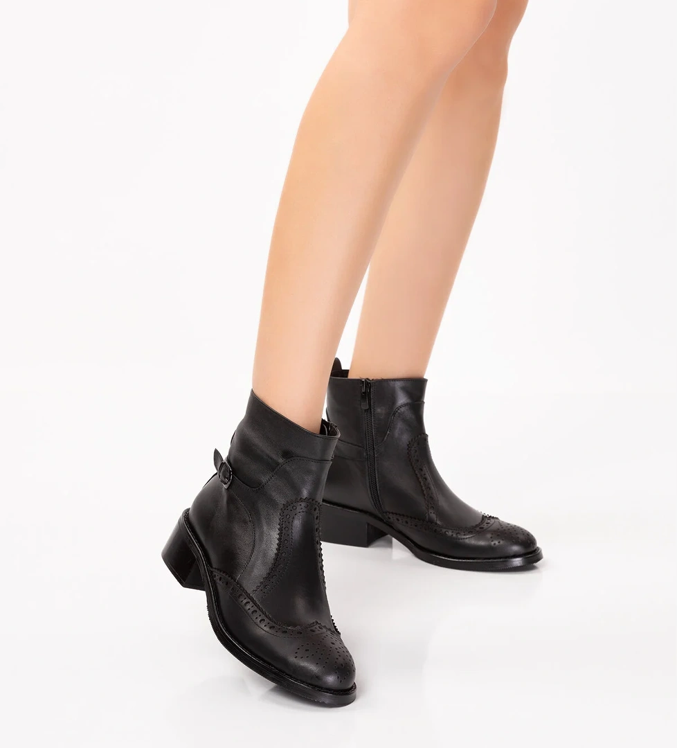 Gondol Kundura Gondol Hakiki Deri Kısa Topuklu Taz Bot Ell.3792 model görseli