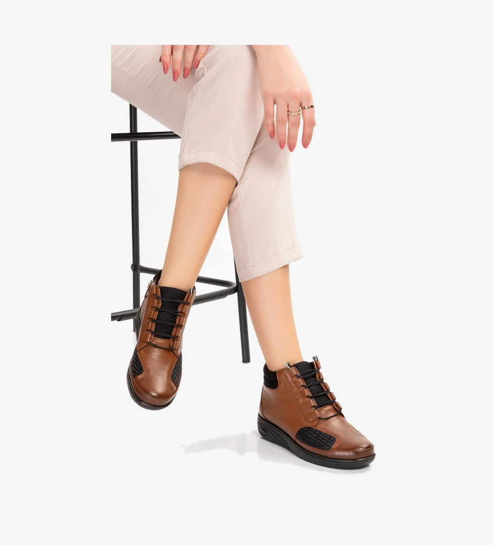 Gondol Kundura Gondol Hakiki Deri Anatomik Taban Kemik Çıkıntısına Özel Bot at.1454 model görseli