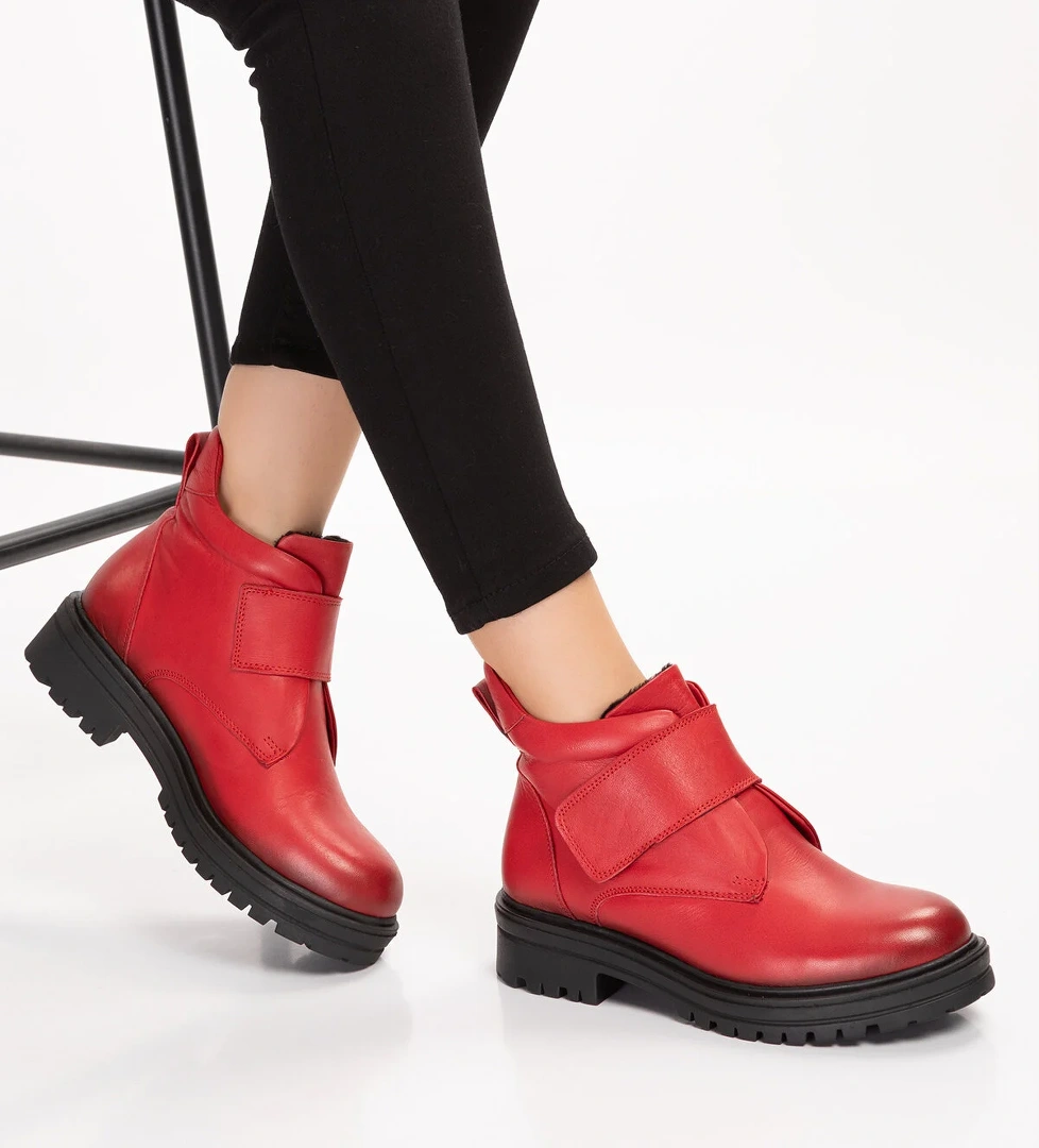 Gondol Kadın Hakiki Deri Kolay Giyim Anne Botu anl.2722 - Görsel 1