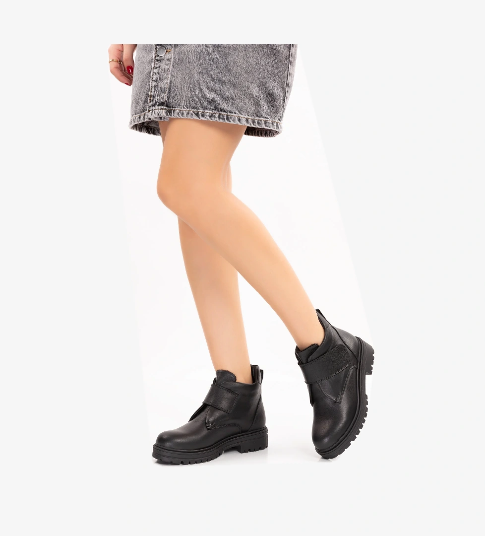 Gondol Kadın Hakiki Deri Kolay Giyim Anne Botu anl.2722