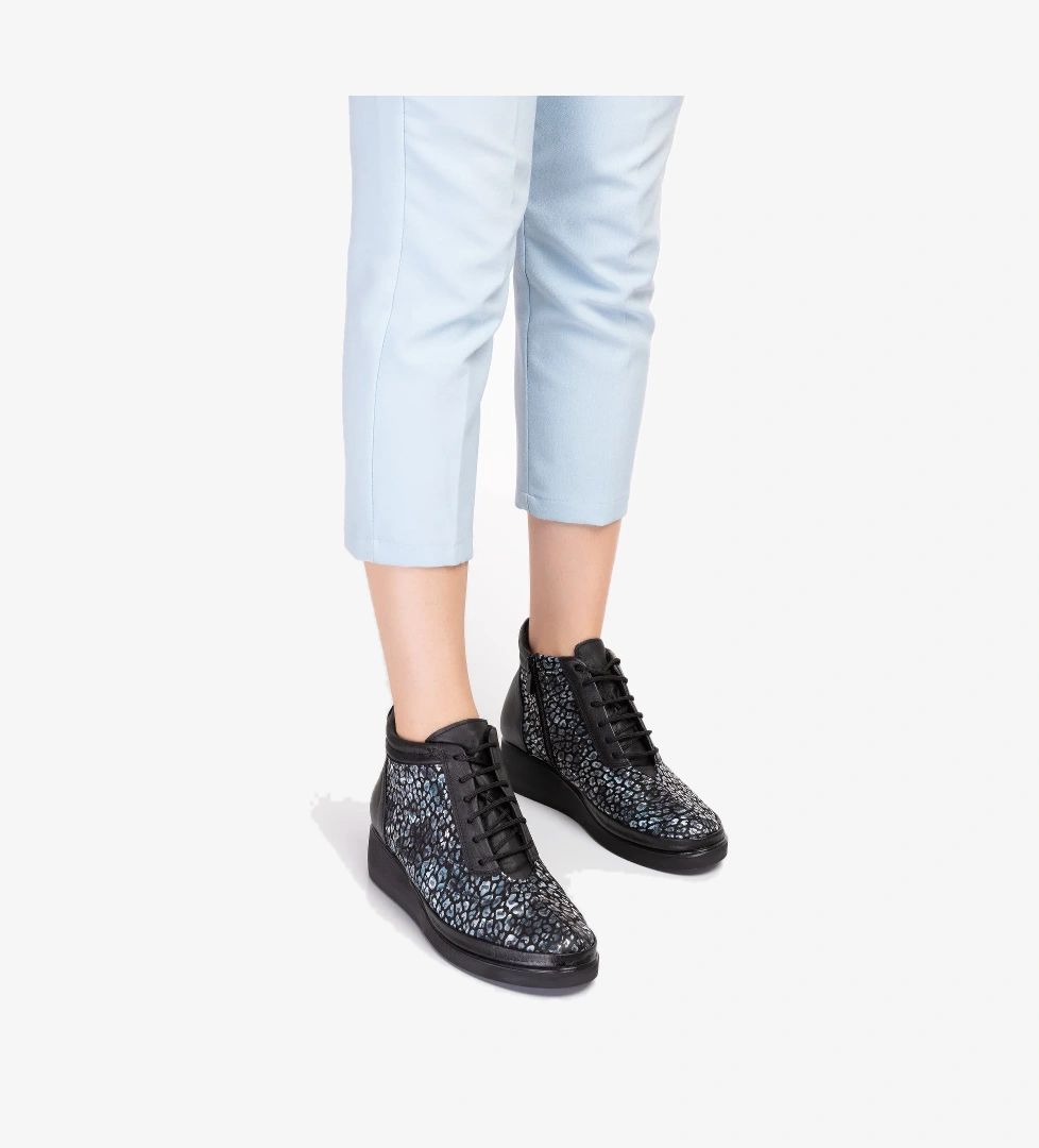 Gondol Kadın Hakiki Deri Petek Desenli Günlük Rahat Bot ndr.3805 - Görsel 1