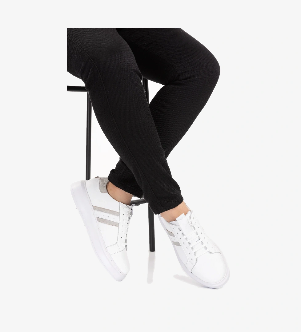 Gondol Içi Dışı Hakiki Deri Günlük Rahat Ayakkabı mals.353 - Görsel 1