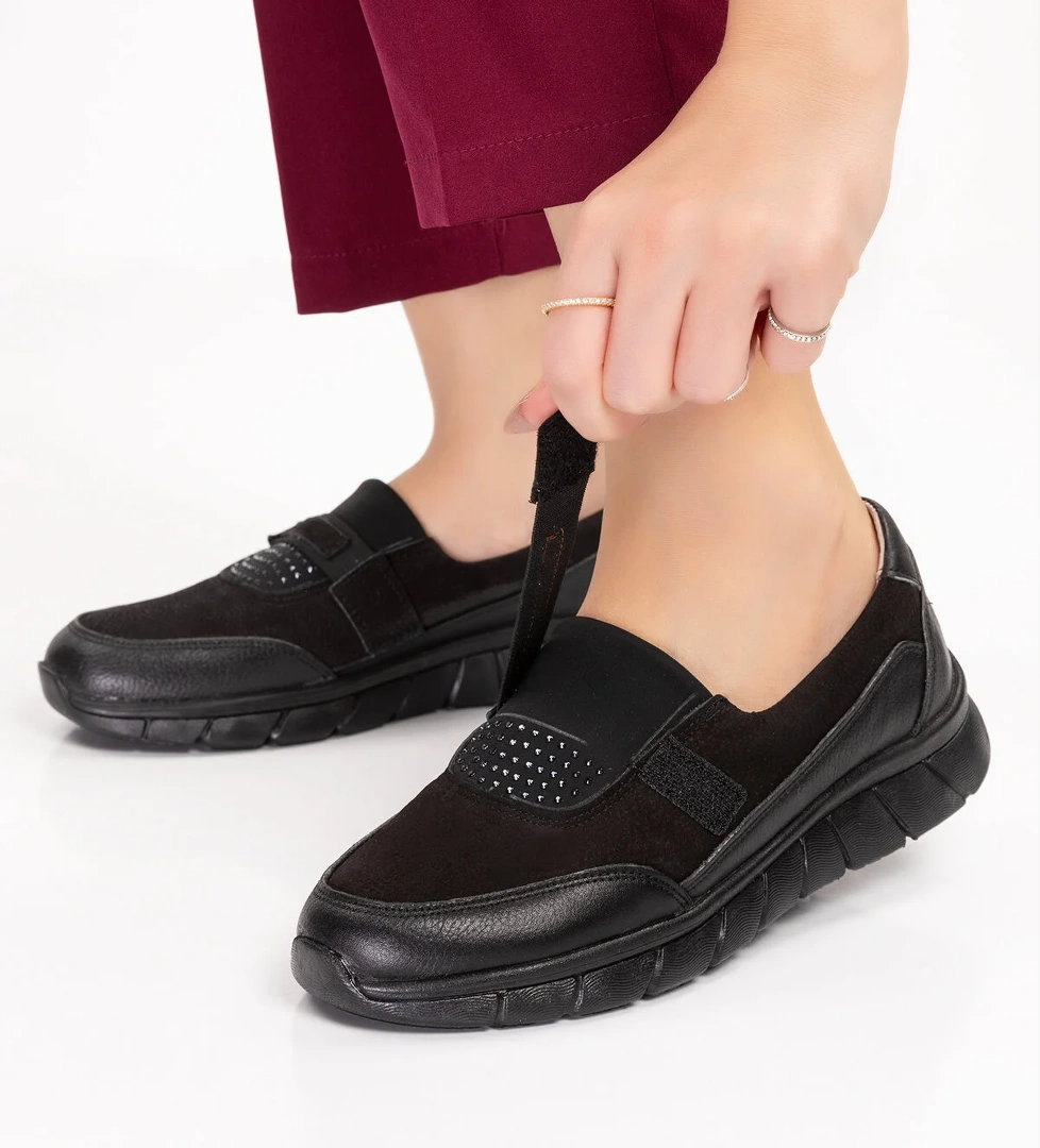 Gondol Kundura Gondol Hakiki Deri Kadın Hafif Faylon Taban Rahat Ayakkabı at.4215 model görseli