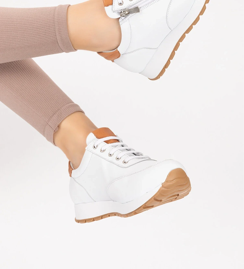 Gondol Kundura Çok Renkli Gondol Kundura Gondol İçi Dışı Hakiki Deri Anatomik Taban Spor Ayakkabı gnd.67117