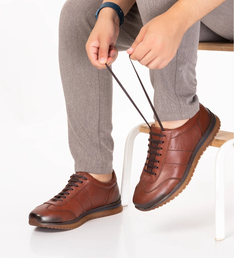 Gondol Erkek Hakiki Deri Günlük Rahat Ayakkabı src.305 - Görsel 1