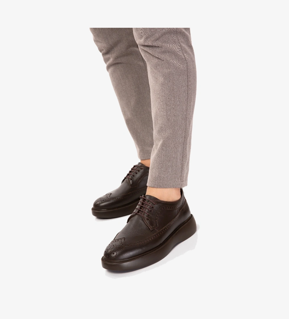 Gondol Içi Dışı Hakiki Deri Anatomik Taban Casual Ayakkabı SRC.09 - Görsel 1