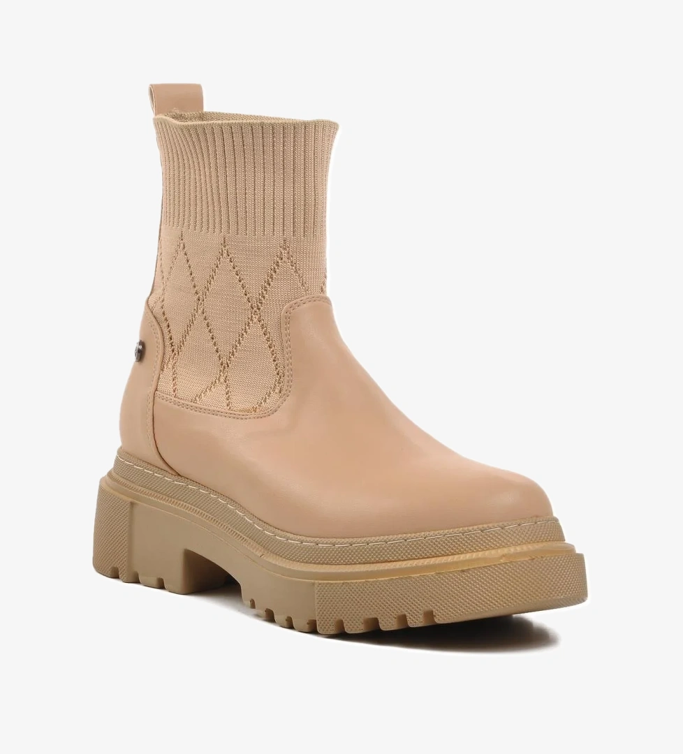 Pierre Cardin Pc-52561 Krem İçi Polarlı Kadın Chelsea Bot model görseli