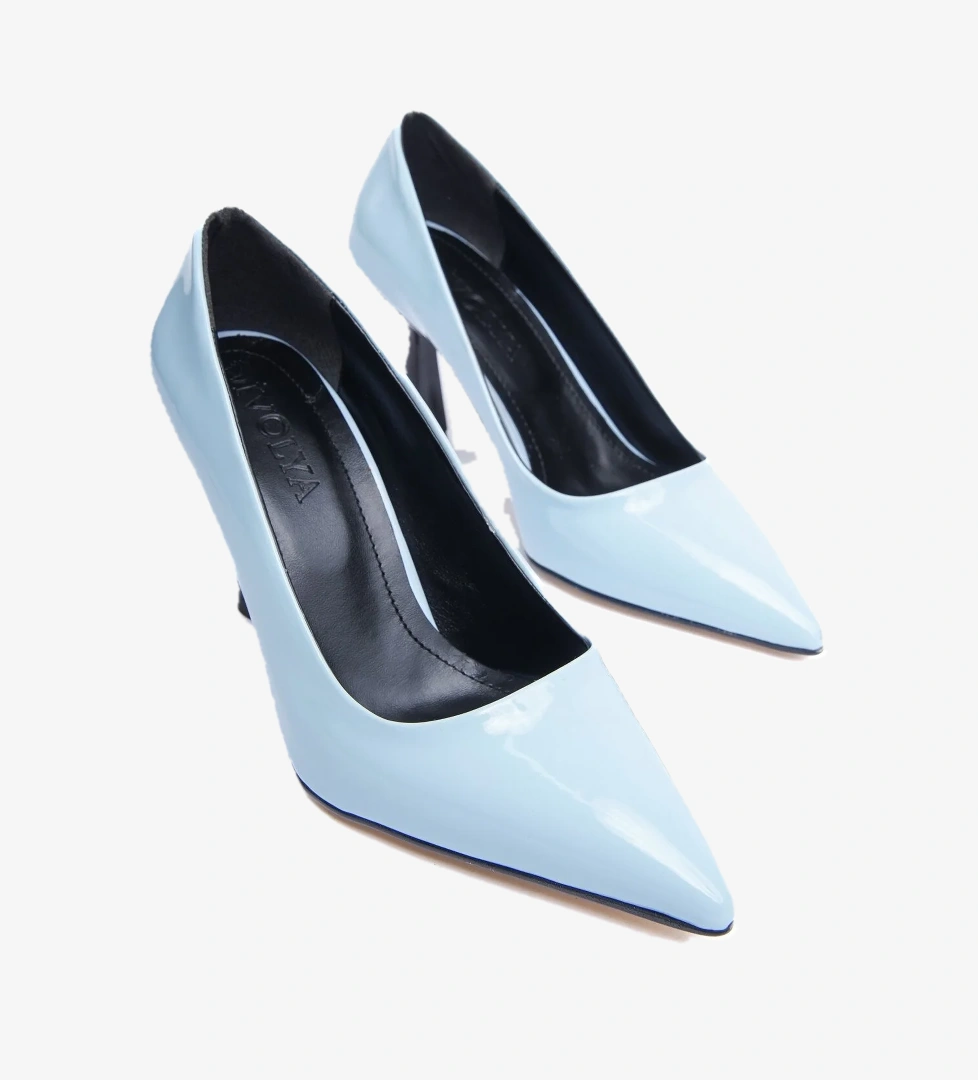 Vest Bebe Mavi Rugan (8cm) Topuk Boyu Günlük Kullanım Stiletto - Görsel 1