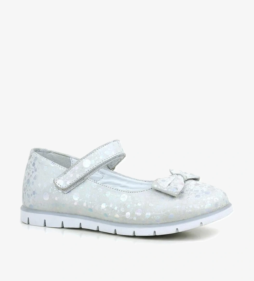 Rakerplus Hakiki Deri Desenli Cırtlı Kız Çocuk Babet model görseli