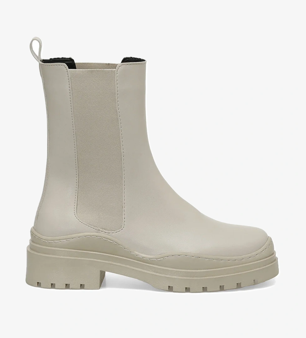 23K-500 3PR Bej Kadın Chelsea Bot - Görsel 1