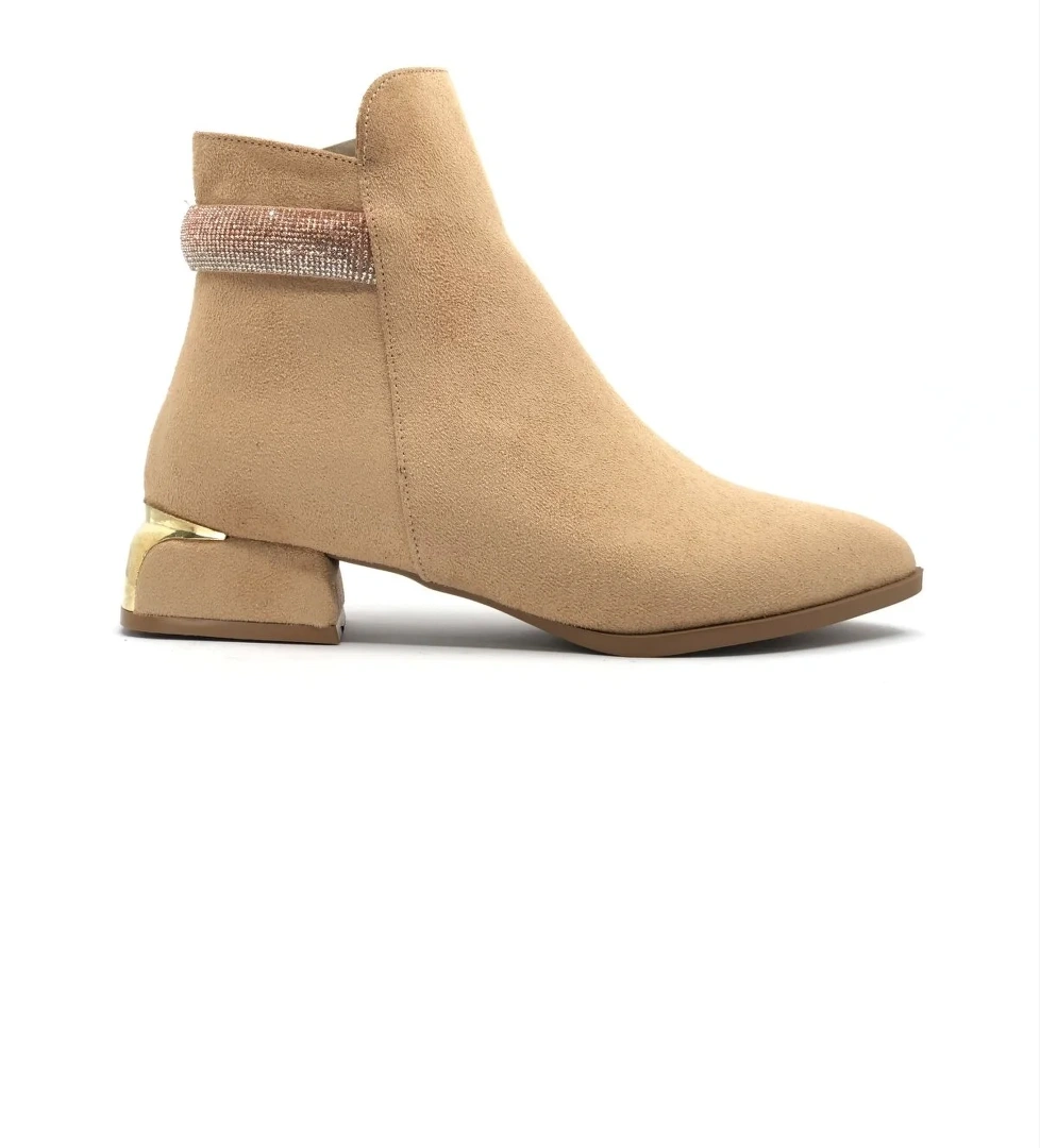 Bilek Taşlı Klasik Düz Taban Kadın Bot