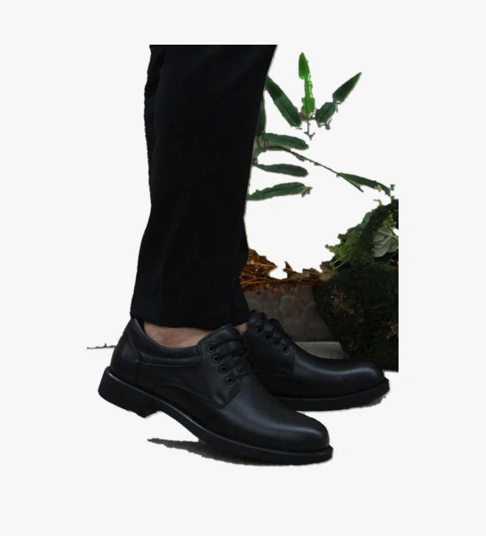 Mehmet Mete 42389 Siyah Hakiki Deri Sıcak Astar Kauçuk Taban Erkek Ayakkabı model görseli