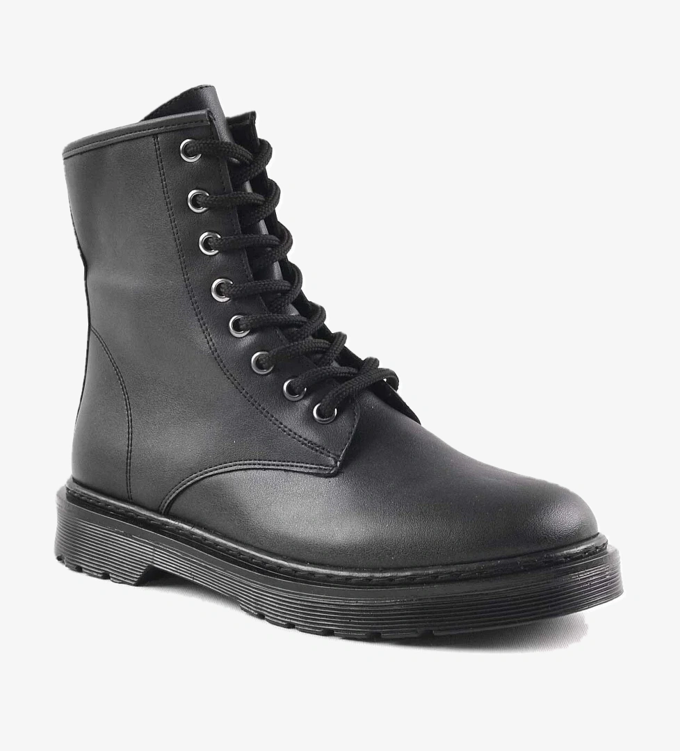 Hapshoe Look Amelia Mat Siyah Kadın Postal Bot model görseli