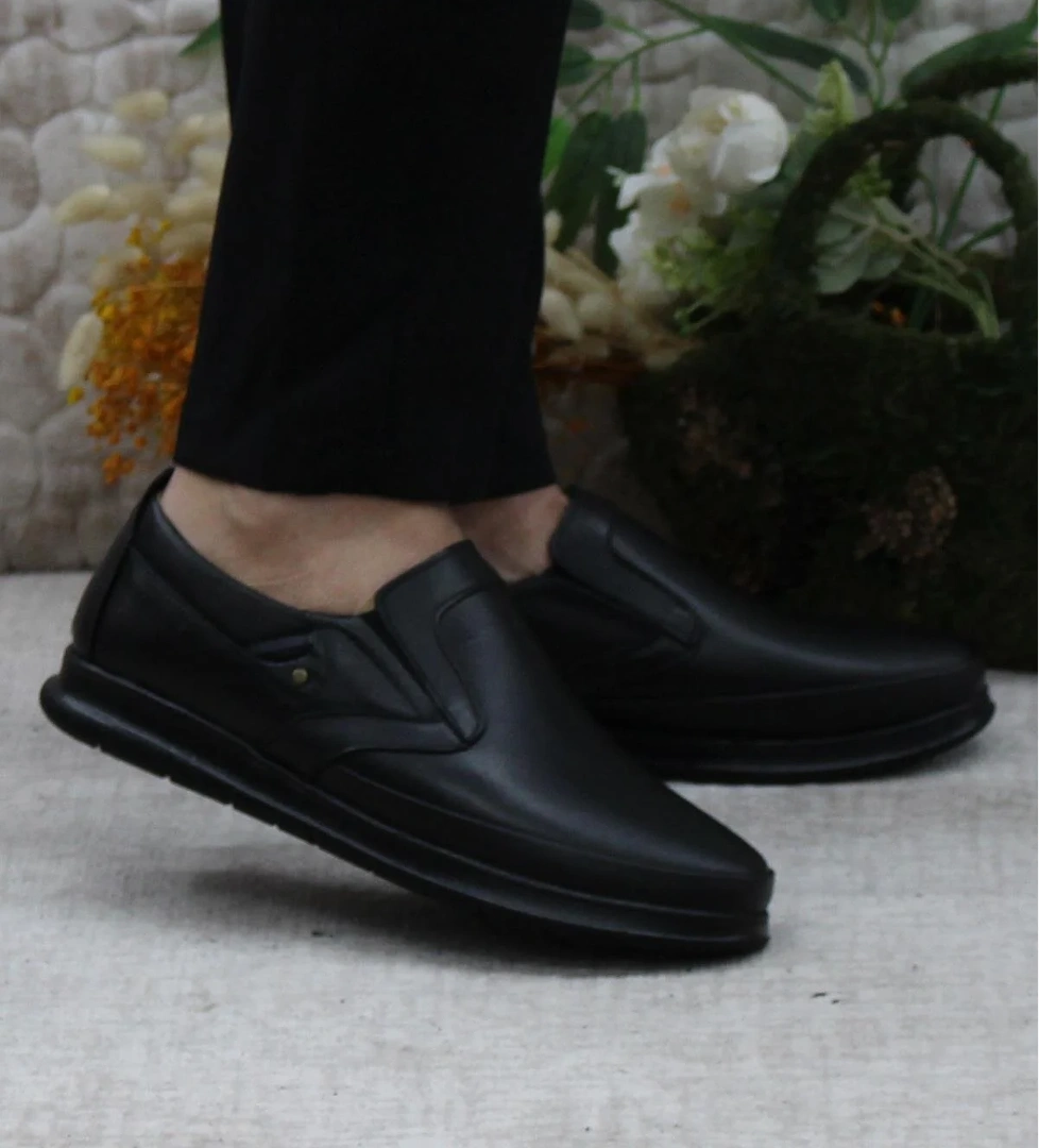 Mehmet Mete 42310 Siyah Yumuşak Esnek Hakiki Deri Erkek Ayakkabı model görseli