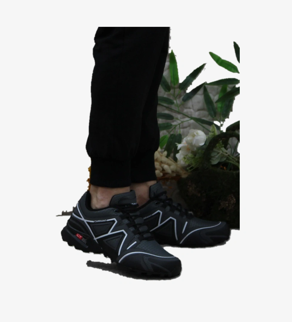 32811 Füme Rahat Esnek Outdoor Trekking Erkek Ayakkabı - Görsel 1