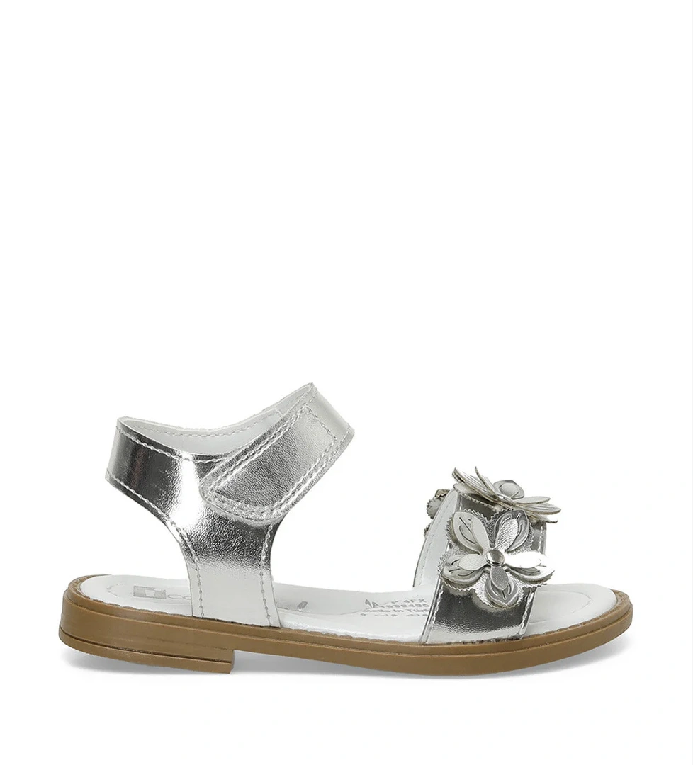 APE.P 4FX Gümüş Kız Çocuk Sandalet - Görsel 1