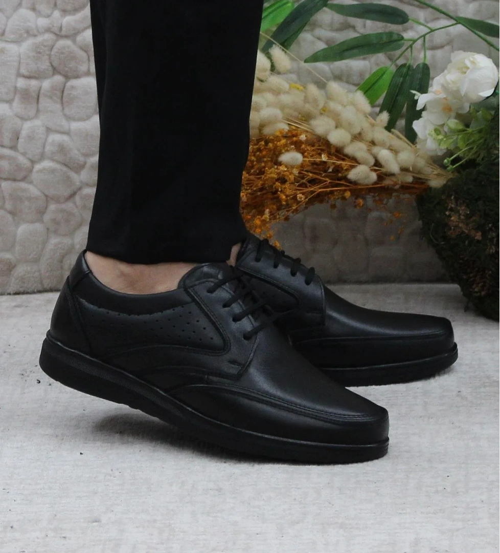 Mehmet Mete 42961 Siyah İç Ve Dış Hakiki Deri Rahat Yumuşak Erkek Ayakkabı model görseli