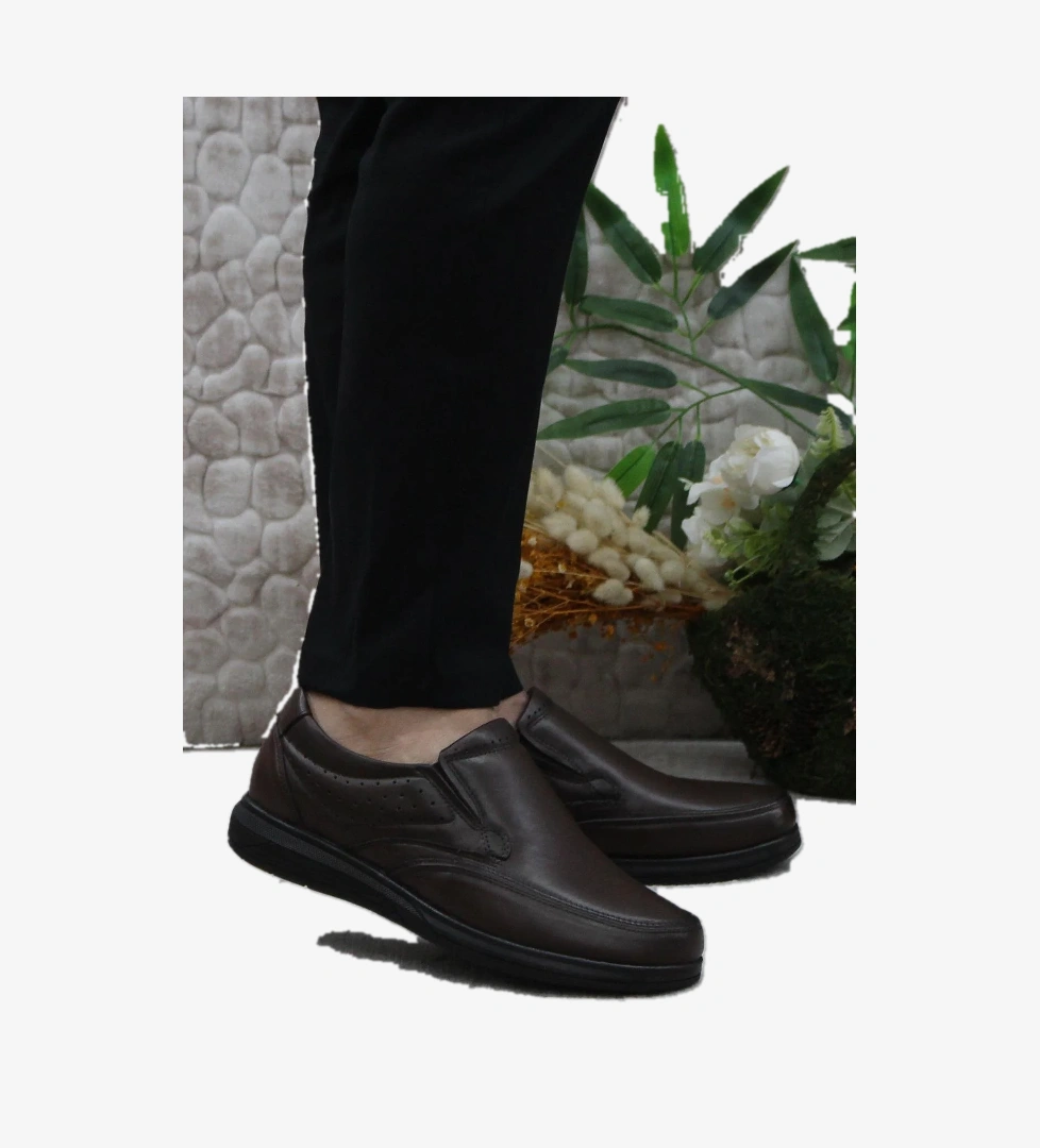 Mehmet Mete 42960 Kahve İç Ve Dış Hakiki Deri Rahat Yumuşak Erkek Ayakkabı model görseli